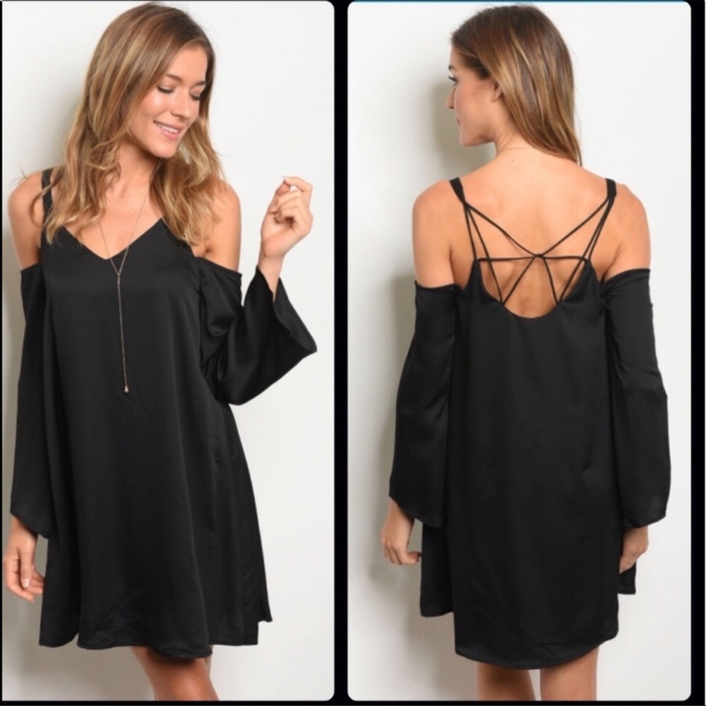 Black dress! Dress it up or down.